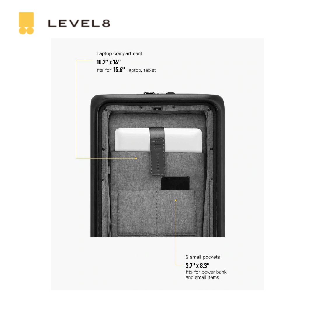 Level8Group's tweet photo. Are you looking for a #sleekcarryonLuggage with a #mushylaptoppouch?๐คHere is a superbly designed #ProCarryOnLuggage with a protective Laptop Pocket 20โ that nicely blends with your refined tastes.๐
๐ https://t.co/JyUgGv3cFb
#Level8Cases #Level8Luggage #TravelBlogger #travel https://t.co/BFROpaZhaF