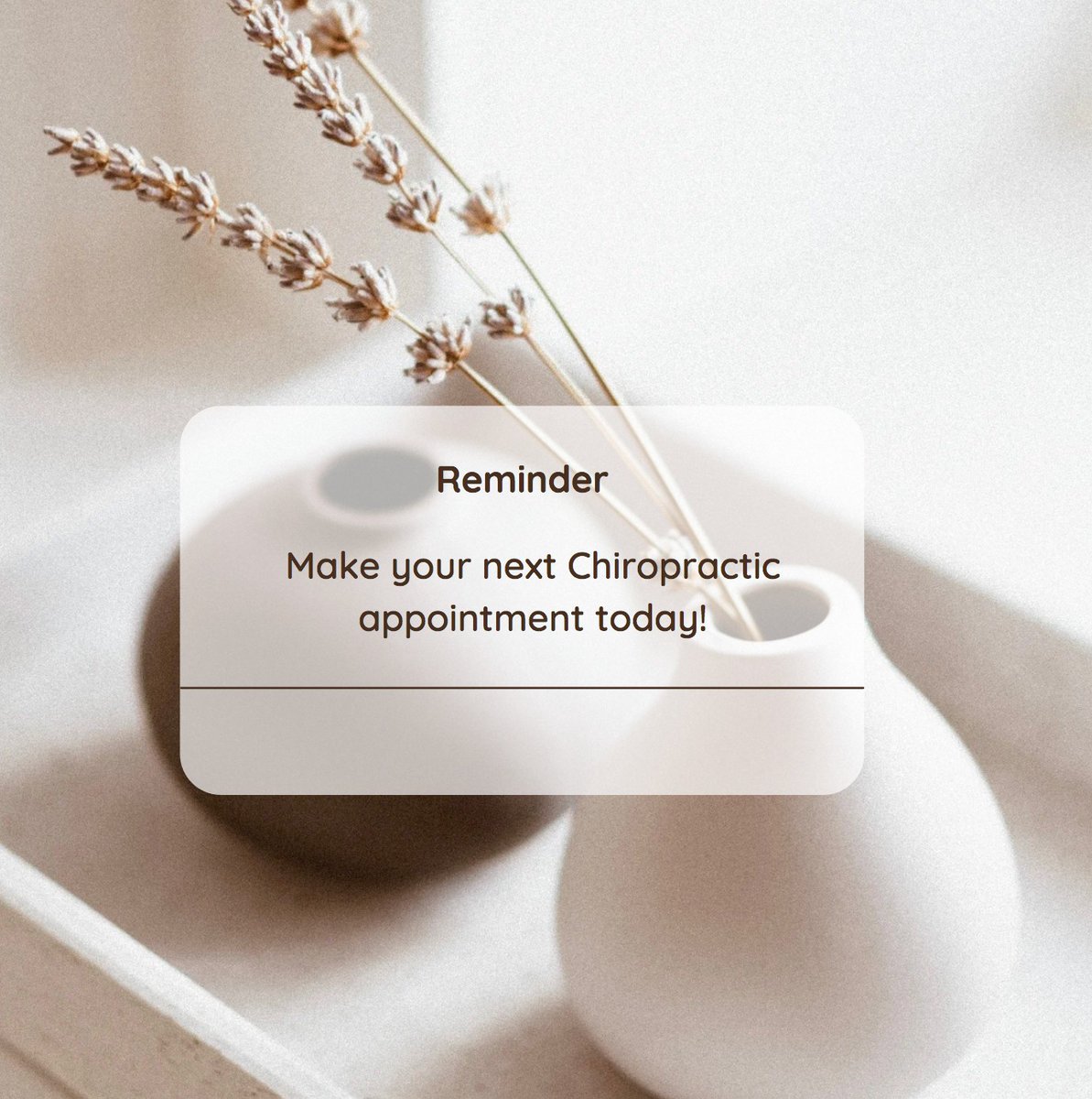 dhoadlab2's tweet image. Make your Chiropractic appointment today!! 

#chiro #chiropractor #chiropracticcare #health #wellness #appointment #adjustment #reminder