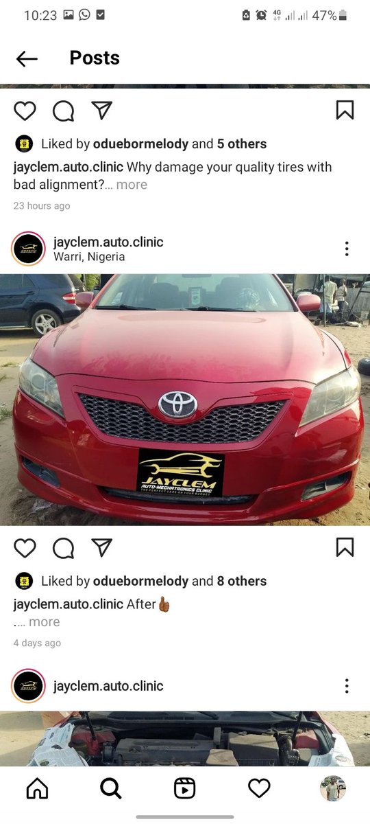 Before and after...... JAYCLEM AUTOMOBILE CLINIC..... a perfect care on your budget 🤝
