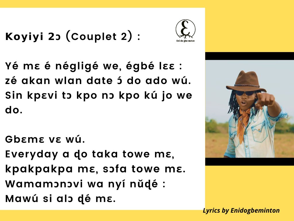 enidogbeminton's tweet photo. #Lyrics #DIYO by #Enidogbeminton https://t.co/DWLPnVr5hX
