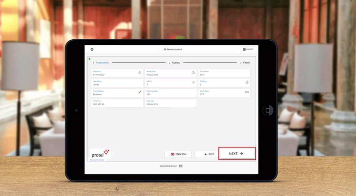 All new protel Digital Registration app. Go Contactless. bit.ly/3Jm86xh