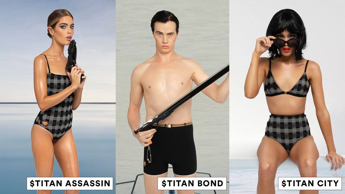 TITANisourDOGE's tweet photo. Which one are you? It's heating up for the $TITAN Swimwear Collection NFT drop... Tell us! 
#NftCollection #Metaverse #NFTDrop #cryptopunkz #swimwearNFT #ComeBackCryptoSummer #fashionnft https://t.co/gfAhwb2tBb