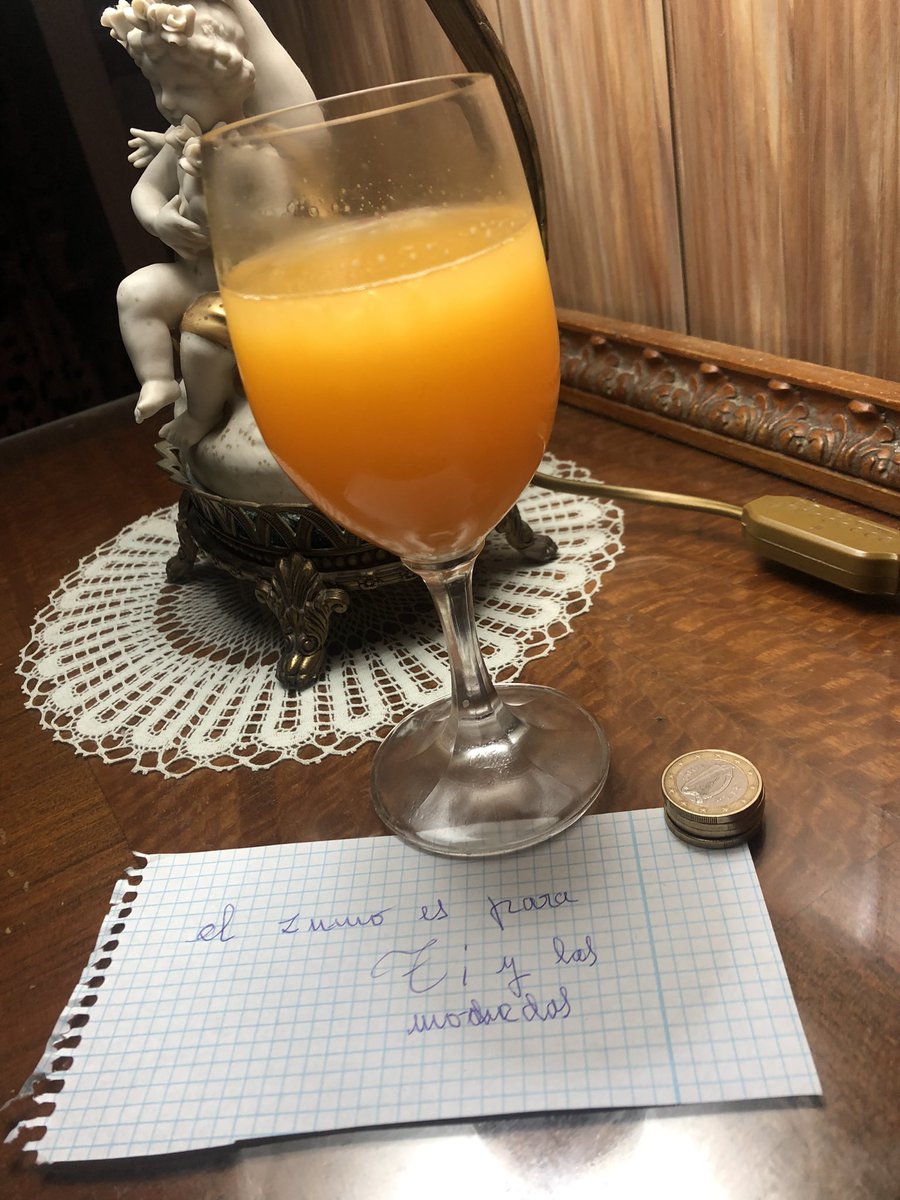 Mi abuela de 84 años me deja esto al despertarme 😍