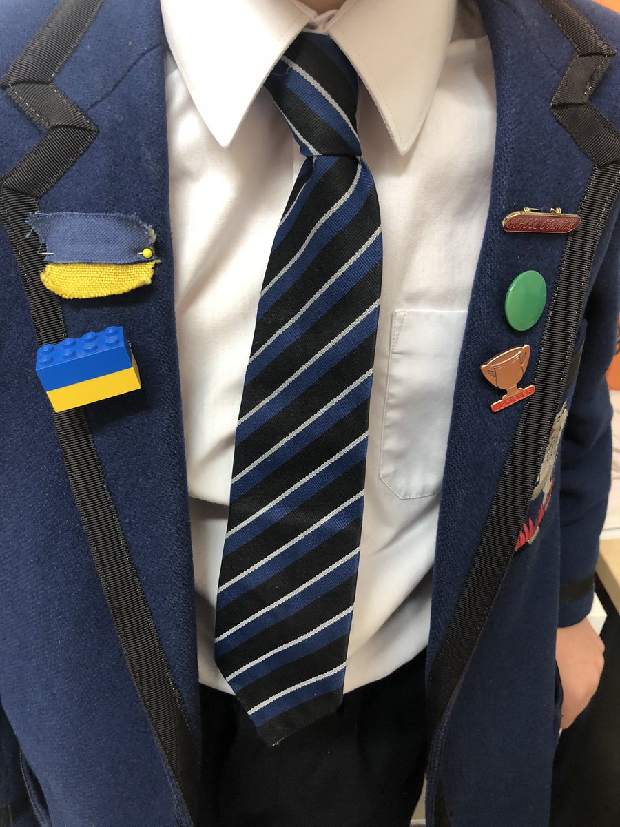DCSJ_official's tweet photo. Pupils and staff are coming into school today with a ‘touch of blue &amp; yellow’ in support of #Ukraine All proceeds to @BritishRedCross https://t.co/CnovJMXczr