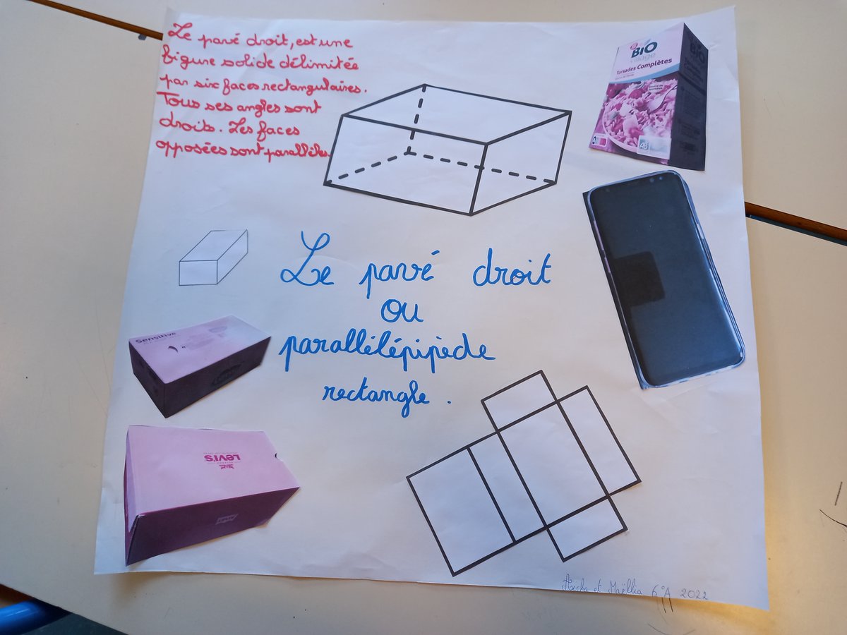 CVimoutiers's tweet photo. #SemaineDesMaths #MathsEnForme
Création d'affiches par les élèves de 6e à partir d'objets du quotidien pour en révéler la forme géométrique correspondante. https://t.co/COmXh1YyzI