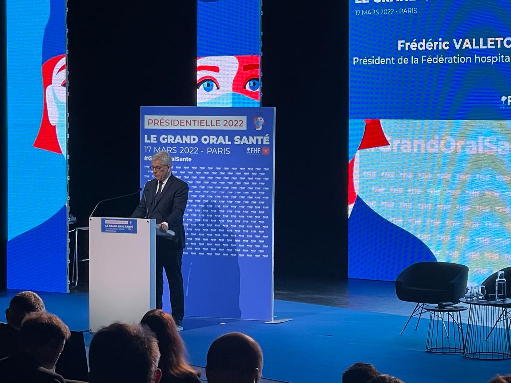 laFHF's tweet photo. #GrandOralSante 🇫🇷

🔴 Ouverture de la journée par @fredvalletoux, président de la FHF, avec l’institut @CovidAdMemoriam représenté par sa présidente Laetitia Atlani-Duault (@Laetiti82913708) https://t.co/8nZ0u0drY8