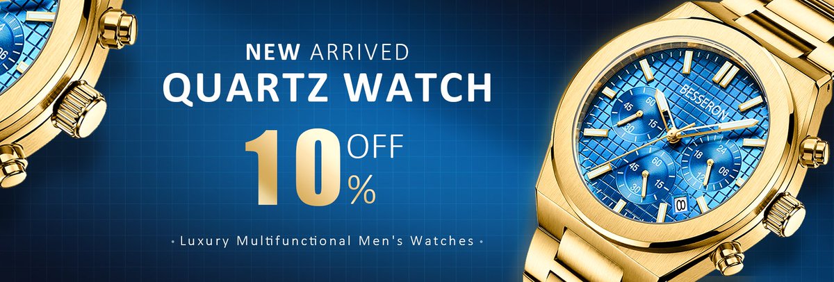 BESSERON MARCH EXPO-We launched new watches for March Promotion. 10% Coupon as below. If you have any interest, please let me know!