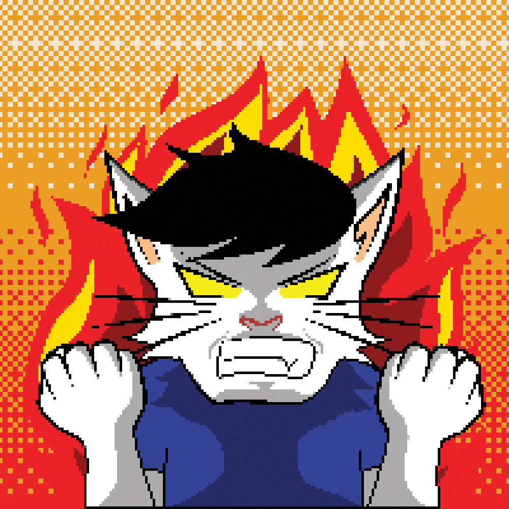 DrAzahmilc's tweet photo. Hi everyone, New drop on 
@onhicetnunc

"Cememeng px #02"
The Series of Emo Cat "Cememeng"

https://t.co/JCo8ZKd1Ci

#hicetnunc #hicetnunc2000 #NFT #NFTartists #NFTart #NFTCommmunity  #NFTcollections #nftcollectors https://t.co/Rr9bLcvBM2