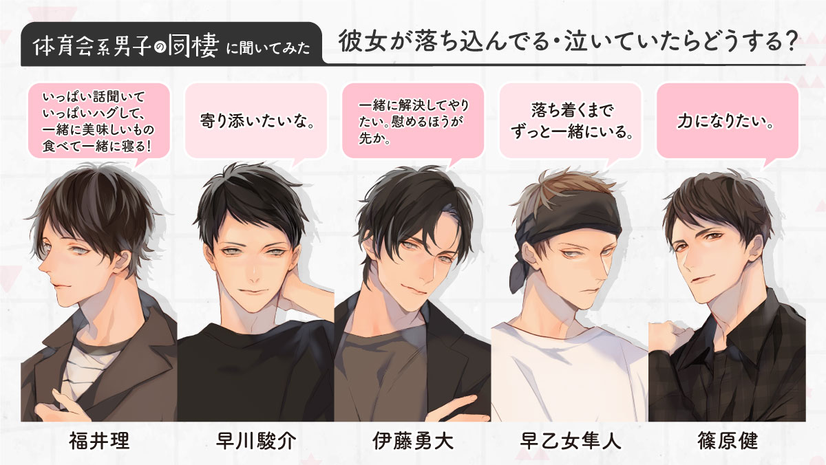 体育会系男子の同棲シリーズのカレたちに 聞いてみた第二弾‼️ 「彼女 