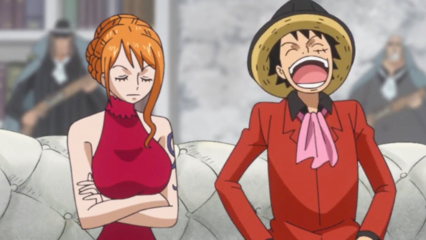 X 上的daily lunami 👒🍊：「just luffy taking care of nami when she