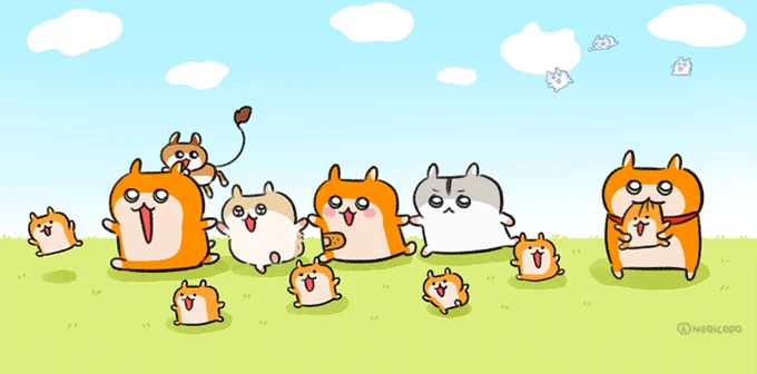 今日は「クソハムちゃん」というキャラクターが誕生して6年目です🐹
クソハムを描き続けることができて嬉しいです!仲間もたくさん増えました!
これからもどうぞよろしくお願い致します🍖✨

ちなみにクソハムはクソカワイイハムスターという意味です #クソハムちゃん 