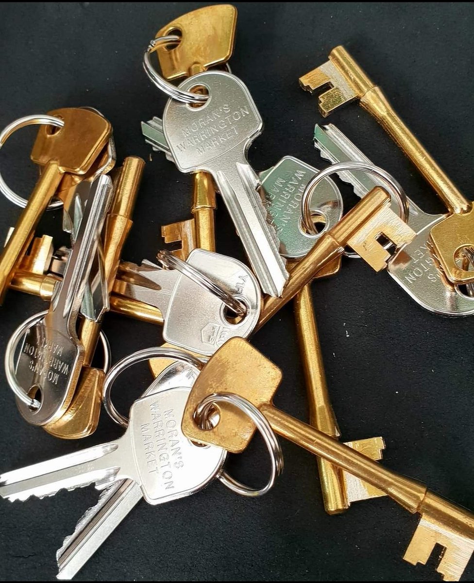 ********£10 PROMOTION******** 3 Cylinder Keys for £10!!!!!!!!!!!! Or 2 Mortice Keys for £10!!!!!!!!!! We're open 9:00-17:00 Monday-Saturday and in the majority of cases can be cut while you wait. (Promotion does not include patented keys) @warringtonmkt