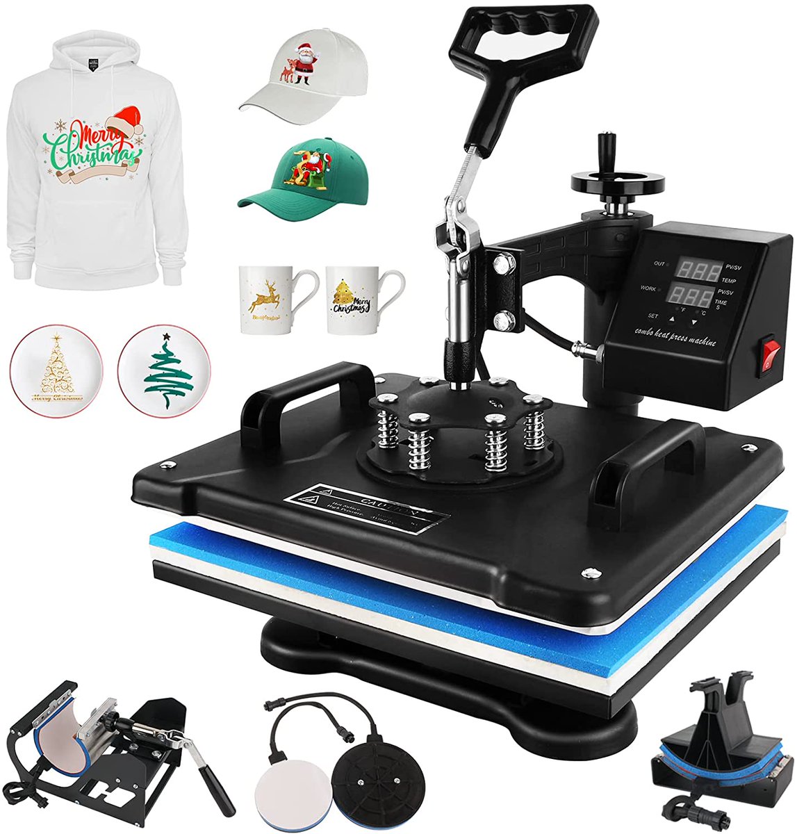 happyjarstore's tweet photo. Dear @davido Thank you for this. I sell personalized gift items like mugs, customized gift sets (2nd &amp; 4th frame). I'd love to get a 5-in-one heat press machine and a vinyl plotter to enable me to speed up productivity and take more orders. Thank you so much in advance. Bless you https://t.co/MPwFPz55rn