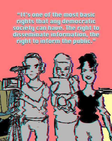 EngageMedia's tweet photo. You can now watch the #TechTalesFilms "The Offensive Internet" on Not Safe for TV! In the film, a journalist and cartoonist recount the harassment they faced for speaking up on the internet.

Learn more here: https://t.co/wxGLhpeTDZ https://t.co/8an7mO5hhM