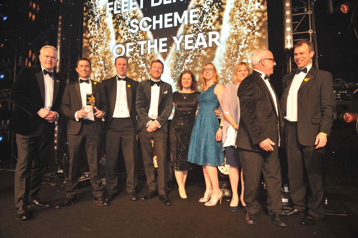 Delighted to have taken home <a href="/_FleetNews/">Fleet News</a> Fleet Benefit Scheme of the Year Award, for our approach to sustainable travel! #FleetNewsAwards