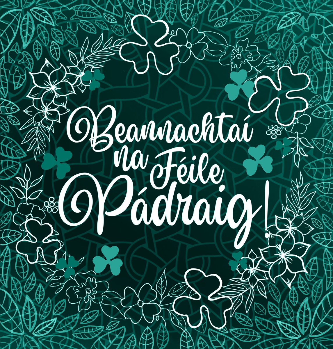 Beannachtaí na Féile Pádraig oraibh a chairde! | Happy St Paddy’s day #HappyStPaddysDay #StPatrick #Ireland #Irish #Gaeilge