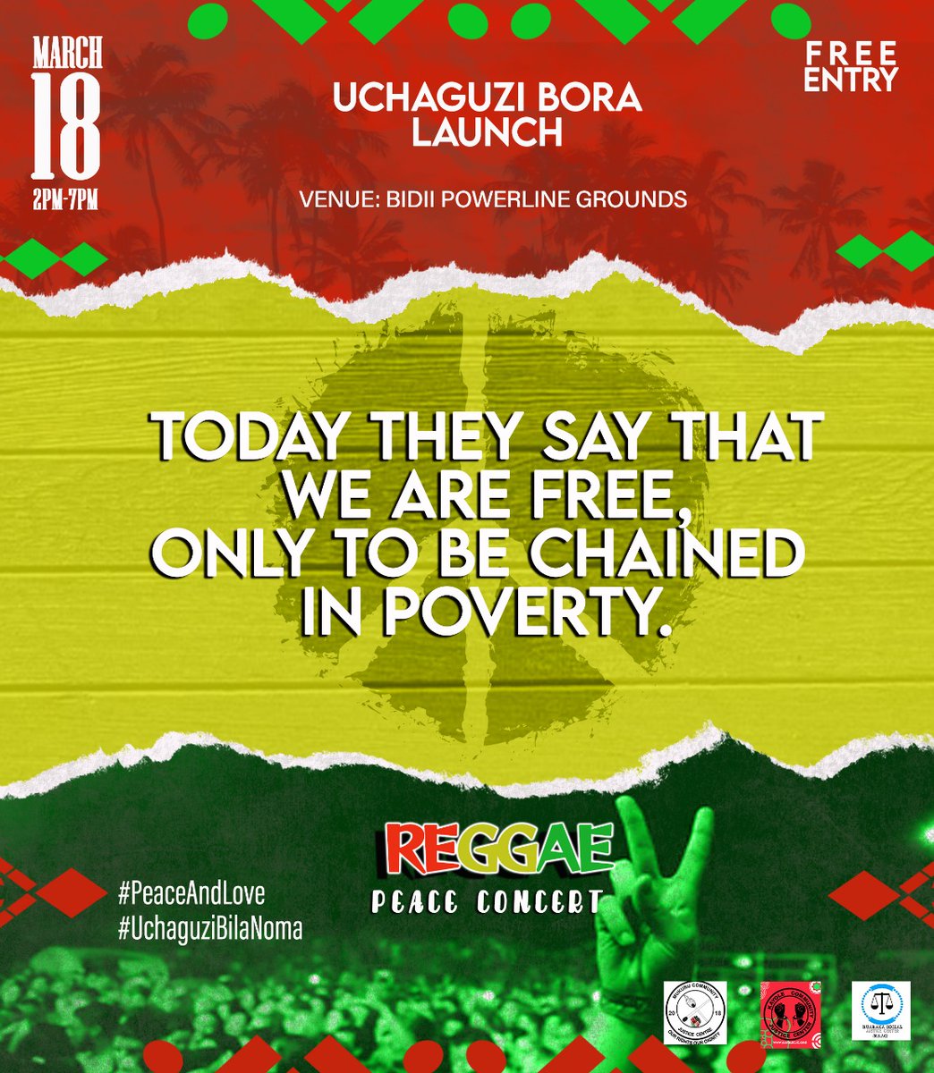 Using poverty to make us dance to their (politicians) tune 
Let us elect good leaders this 2022
#UchaguziBilaNoma