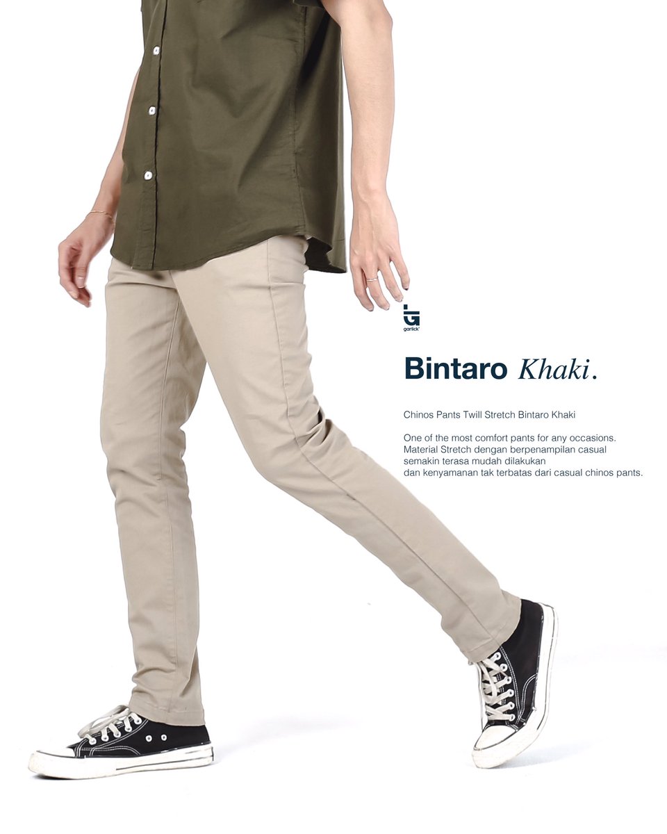 garlickstore's tweet photo. Chino pants are an essential style every guy should own!
Bintaro Khaki from @garlickworks can be dressed for casual, smart casual, and semi-formal for stylish look.
Hit our link now and grab yours now! https://t.co/jGMve6ZZRU