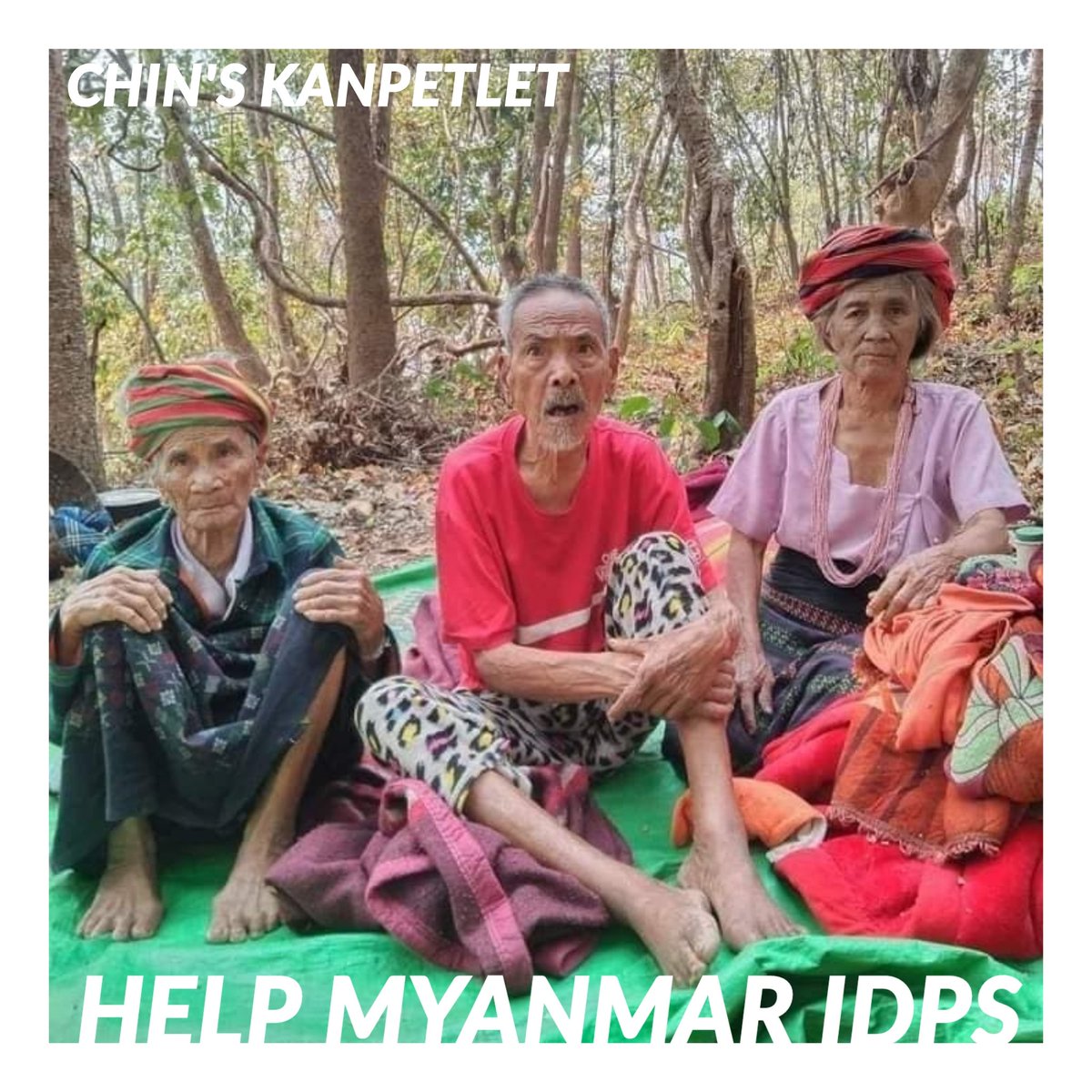 YeMinAg5's tweet photo. #HelpMyanmarIDPs 🆘 @Refugees  In Chin's #Kanpetlet Twp: More than 900 local people from 10 Vlgs were forced to flee by #MyanmarMilitaryTerrorists on Mar 16. Urgently need humanitarian assistance.  #2022Mar17Coup #WarCrimesOfJunta #WhatsHappeningInMyanmar https://t.co/zFszRhqXBo