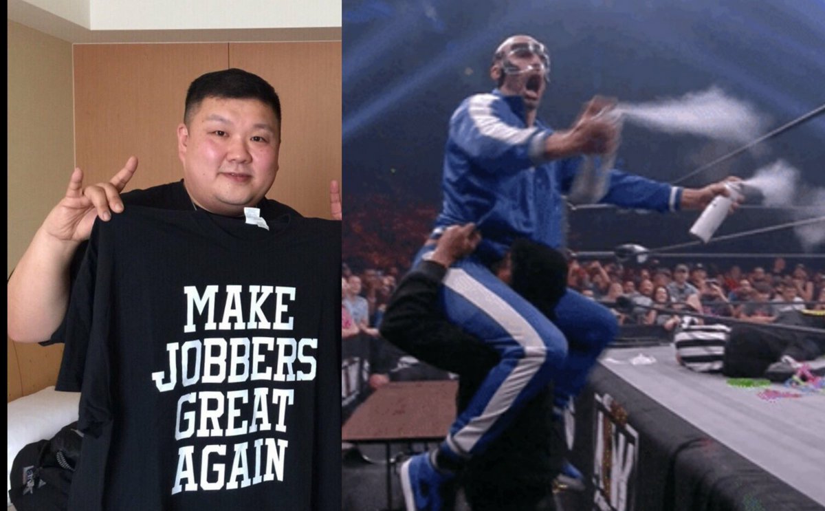 Tom_A_Conda's tweet photo. Who's the All-Time best @BeingTheElite MVP?  @Masa_Anchan1971 or "Stone Cold-Spray" Landon Baxter?

@BranCutler @youngbucks @AdamColePro @KORcombat @theBobbyFish https://t.co/2SMM2Id1NS