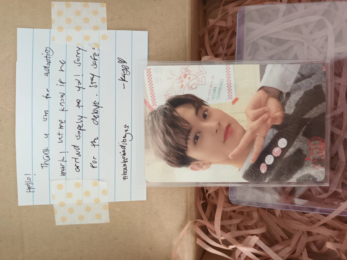 likelemonad3's tweet photo. Hi @hoshleebuys! Mark is finally home. Thank you for the hassle-free transaction and for packing it safely.
#hoshleehindibogus https://t.co/Wh0w57FbLb