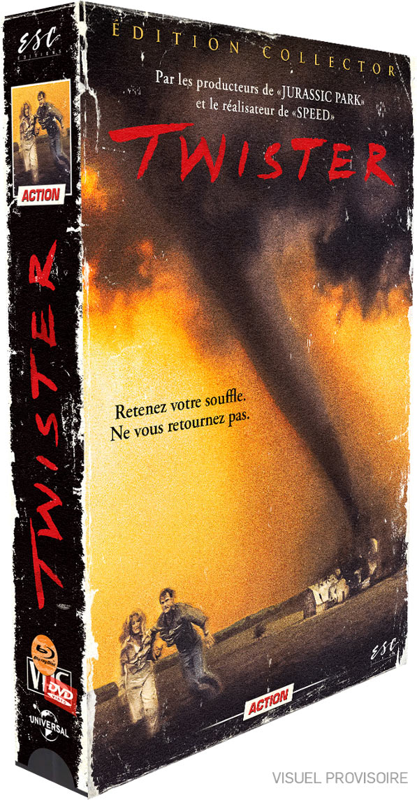 DVDFR's tweet photo. Avant d'être farcies de requins, les tornades faisaient déjà leur effet dans "Twister" (Jan de Bont, 1996). Pour sa réédition du 20/04, en #VHSBOX, @ESC_Editions a intégré le mixage VO #DolbyAtmos ! On peut déjà vous dire que ça décoiffe sévère !
Détails : https://t.co/8fYzDValv4 https://t.co/l5E9jZOmzv