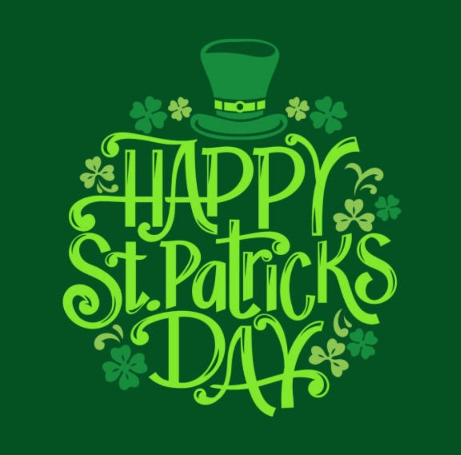 Happy St Patrick's to all our members young and old. Enjoy the parades!!

Don't forget to tag us in your float photos.🤗🤗