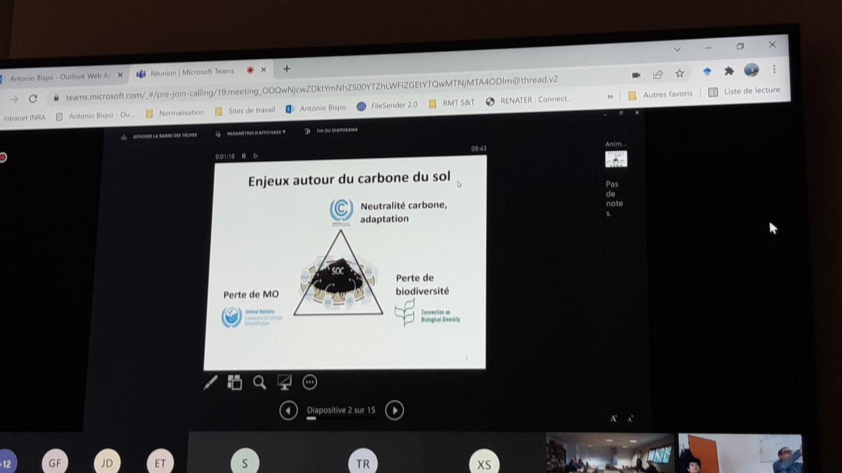InfoEtSols's tweet photo. Séminaire de clôture du projet @AgenceRecherche #data4c+ avec @INRAE_France @ird_fr @Cirad https://t.co/T78juVZiFr