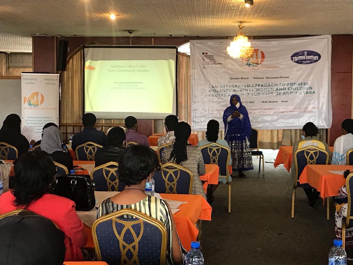 N4ED_Org's tweet photo. #happeningnow Today we are discussing about GBV with women, children and social affairs, Addis Ababa health bureau, Kolfe sub-city woman, children and social affairs law departments and testimonies from our beneficiaries and community leaders.
#n4ed #teamn4ed #GenderBasedViolence https://t.co/DEiD9L6jqo