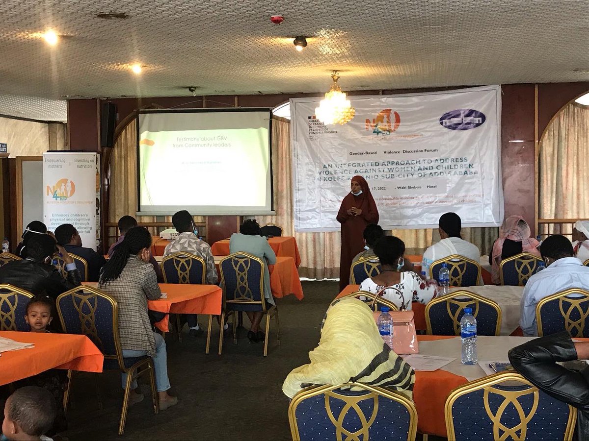 N4ED_Org's tweet photo. #happeningnow Today we are discussing about GBV with women, children and social affairs, Addis Ababa health bureau, Kolfe sub-city woman, children and social affairs law departments and testimonies from our beneficiaries and community leaders.
#n4ed #teamn4ed #GenderBasedViolence https://t.co/DEiD9L6jqo