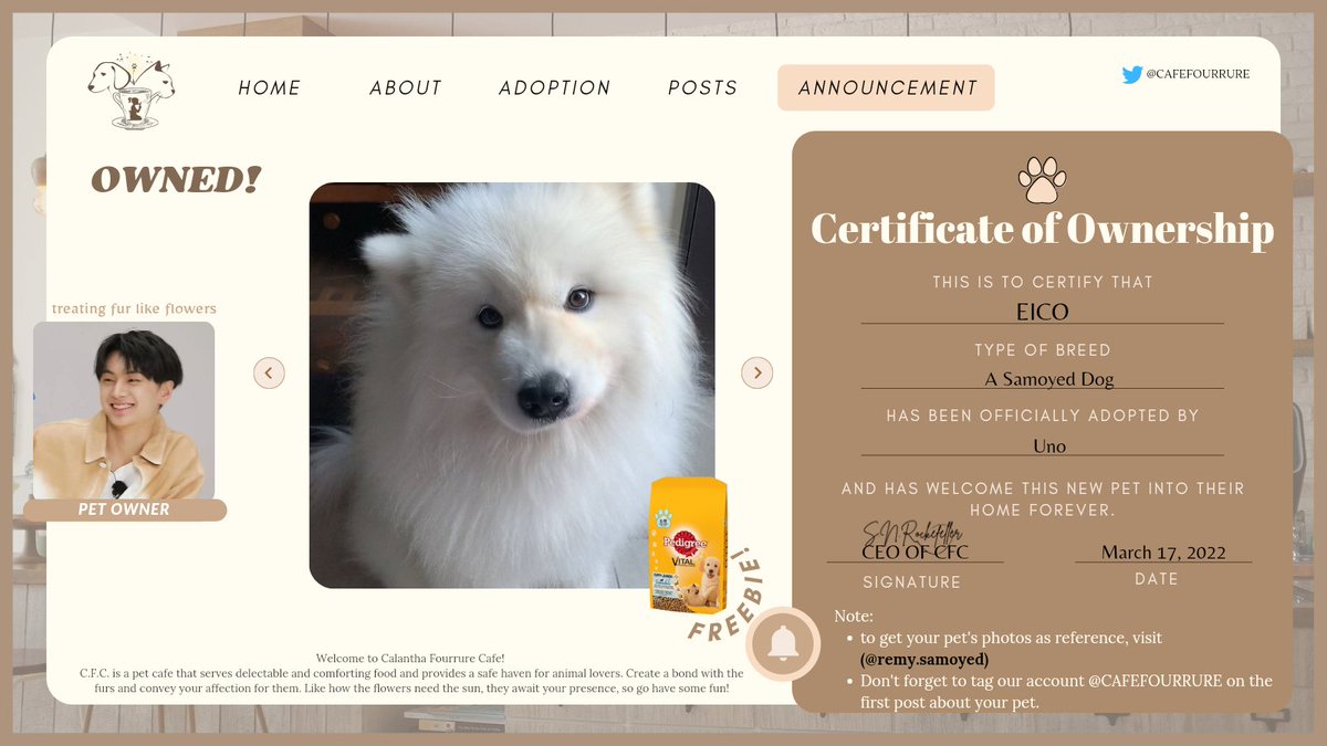 ͏͏              
͏͏       The fur finally found a new home ʚ

         ┌─── .·:*¨  it's you.¨*:·. ───┐  

͏͏           𓆩❀𓆪 <a href="/vhstinatamad/">uno.</a> 
             ✑ tati
            🐾 eico

͏͏