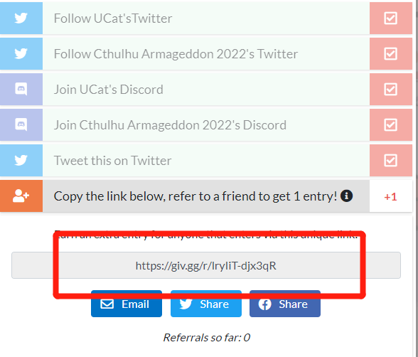 All kitties, please note:  the whitelist giveaway event has 6 points in total, the final "refer a friend" step must be completed to be eligible for the giveaway. Please copy the link and refer it to a friend meow~
#NFTs #NFTCollection #GameFi #Whitelist #Giveaways #catnft