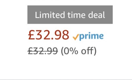 nichola_daly's tweet photo. Only on @amazon π€¦π»ββοΈπ #dealnodeal https://t.co/I7LfjrcATs