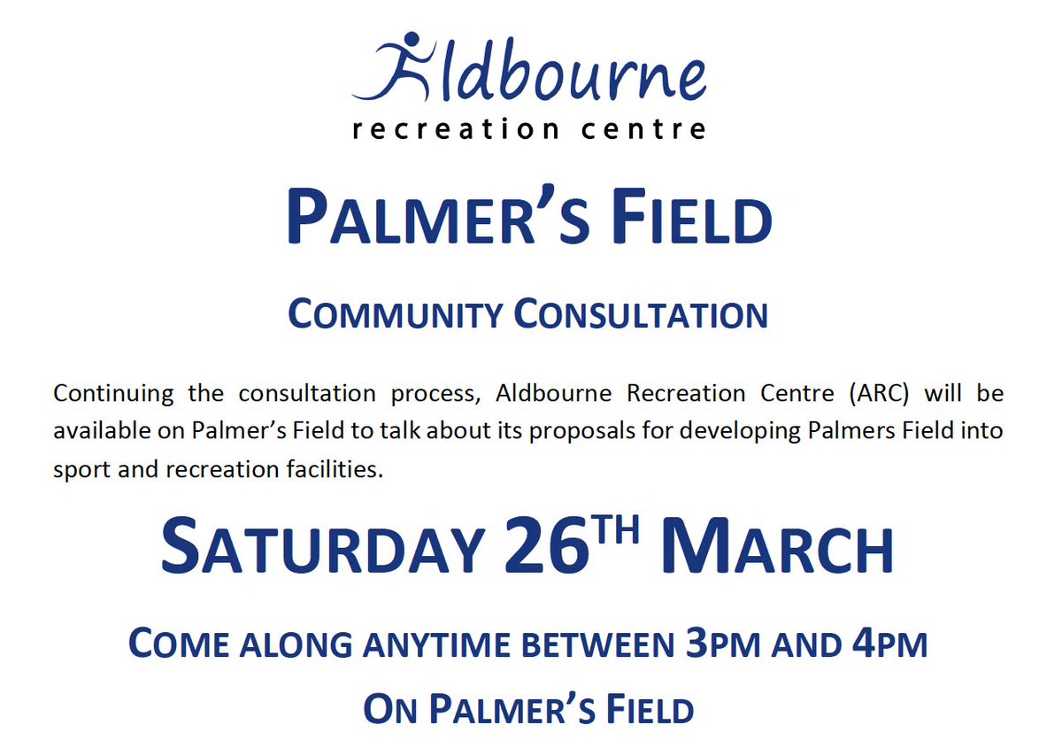 ARC_Aldbourne's tweet photo. Our next consultation will be on Palmer's Field itself - do come along and see what we are proposing and please retweet https://t.co/Mj2XhbnalT
