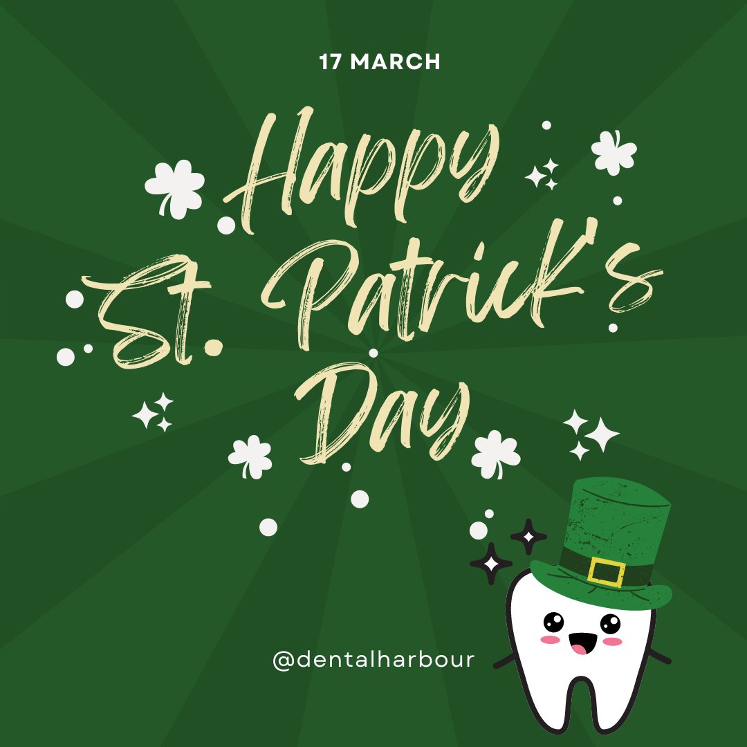 Happy St. Patricks Day from Harbour Dental Practice! 🍀