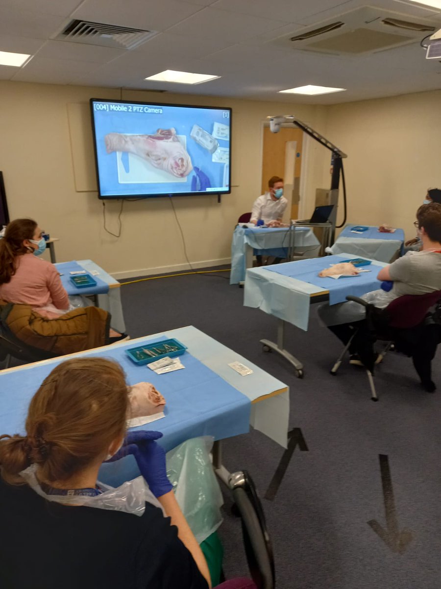 duncam3's tweet photo. #Octuloplastic teaching at the @wuthnhs #simulation suite  yesterday. Excellent course, ran by @TeachingMersey. Looking forward to the next one.

@smotslive @WUTHstaff
#Ophthalmology
#smotsenabled 
#medtwitter
#eyes
#suturing https://t.co/v3Qf2QUHxv