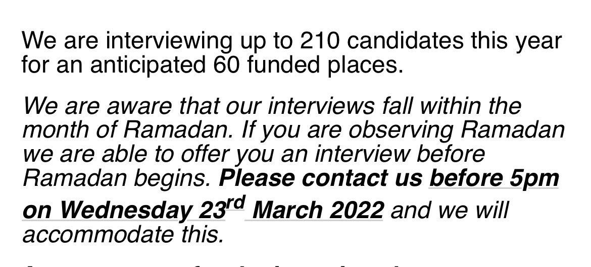 JanveeLgh's tweet photo. Really majorly impressed with @UoSPsychD for this, when they said they value diversity and welcome all candidates from different backgrounds they really meant it! What a great way to tackle a barrier to smashing an interview! 👏 https://t.co/NQMKWN4Jem