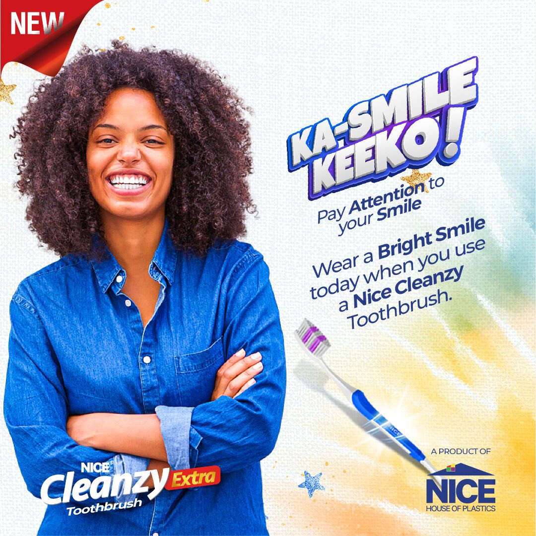 nice_dental's tweet photo. Share your smile and brighten someone's day. Don't forget to brush with a Nice Cleanzy Toothbrush. Find it at the nearest shop.
#NiceCleanzyToothBrush #NiceDentalCare #NiceHouseOfPlastics https://t.co/R3SIoGi1Ga
