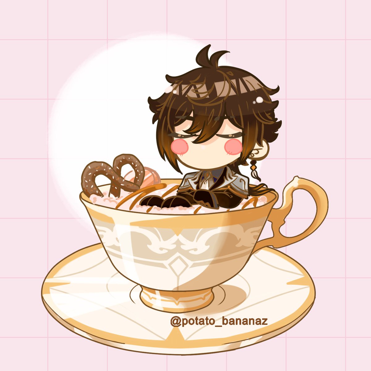 potato_bananaz's tweet photo. Drink a Dreamin' ala Ta's (1)
Of Love Poem, a certain consultant drinks 💙🧡
.
.
#morax #zhongli #tea #shouri #钟离 #鍾離 #genshinimpactfanart #原神 #zhongligenshinimpact https://t.co/KNYUNdGwG5