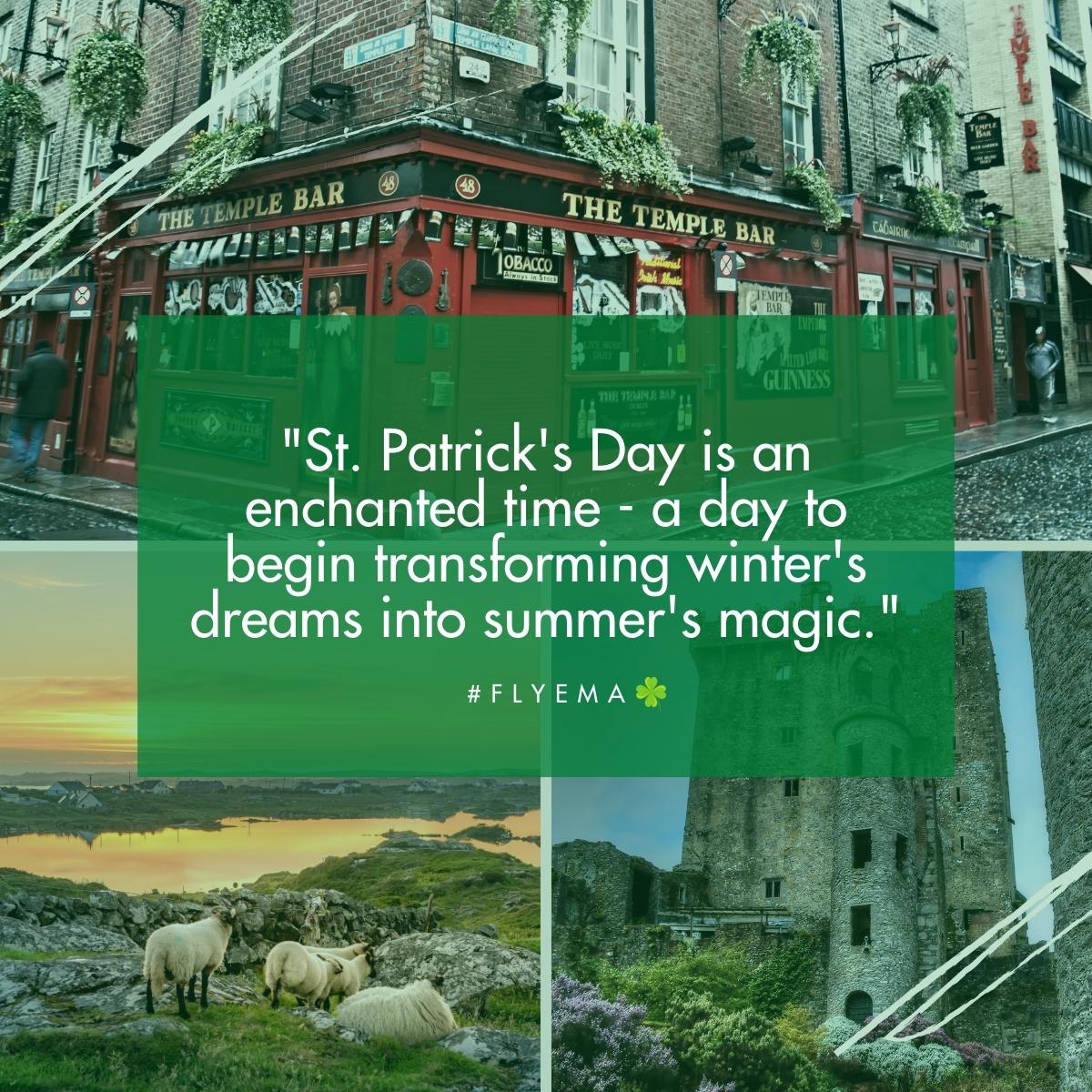 EMA_Airport's tweet photo. To all of our Irish passengers from near and far... 
H🍀PPY ST.P🍀TRICK'S D🍀Y! 🎉 

Who's jetting off on a long celebratory weekend full of fun, folk music and the finest of whisky...? 👀💚 

#stpaddysday #luckoftheirish #flyema✈️ https://t.co/SMaMqYtFXz