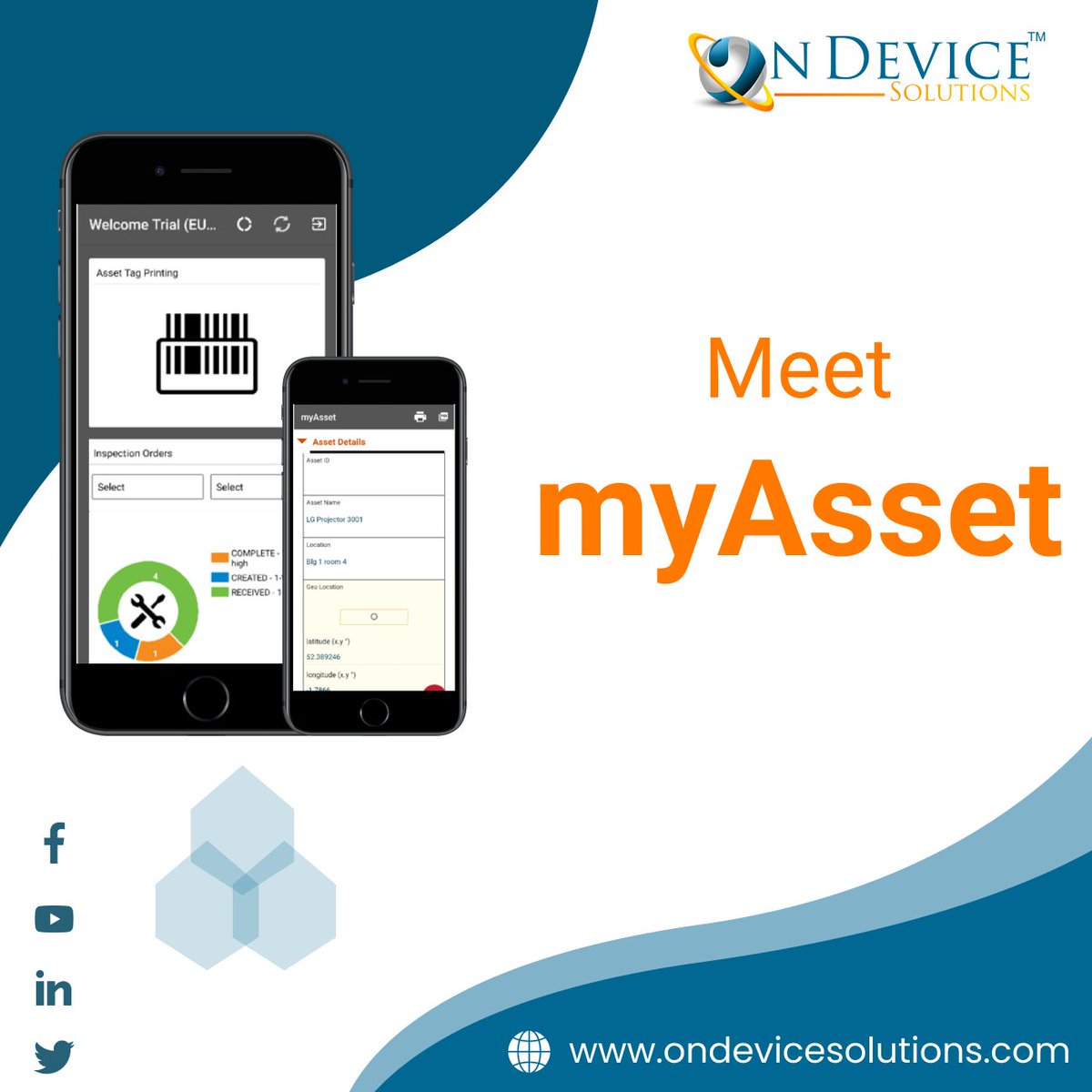 OnDeviceSols's tweet photo. Here, at ODS, we have a whole suite of mobile applications that support your SAP enterprise mobility solutions. myAsset helps you improve efficiency and track your assets on the go. It’s that simple. Learn more: https://t.co/D24rFUgGVd
#enterprisemobility #sap #sapmobile https://t.co/zcIGiyPsz3