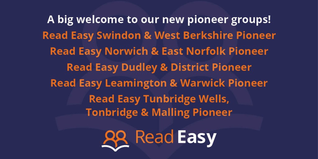 ReadEasyUK's tweet image. We are delighted to welcome some new pioneer groups!
If you're based in these areas &amp;amp; interested in volunteering, visit readeasy.org.uk/find-nearest-g… for contact details.
#Swindon #Berkshire #Coventry #Norwich #Norfolk #Dudley #Leamington #Warwick #TunbridgeWells, #Tonbridge #Malling
