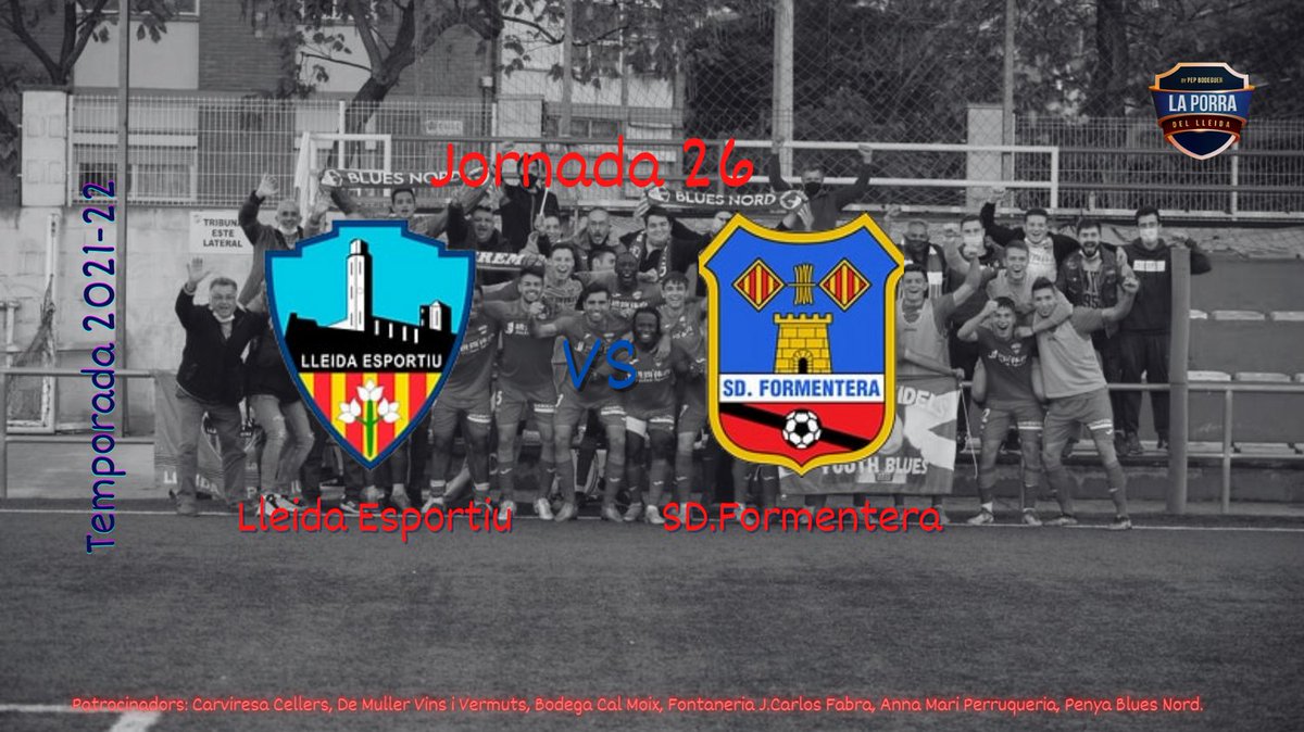 laporradelpep's tweet photo. La porra del Lleida Esportiu by @pepbodeguer

Jornada 26

@SalvarLleidaEsp - @sdformentera

Per participar: mireu tuit fixat al perfil

PREMI: tuit 26 de Juliol de 2021
PREMI SORPRESA: Resultat + Golejadors

Obro porra. . . . . .

@LuisPereiraBarr @javaloyesv https://t.co/nnAGe4hLH8