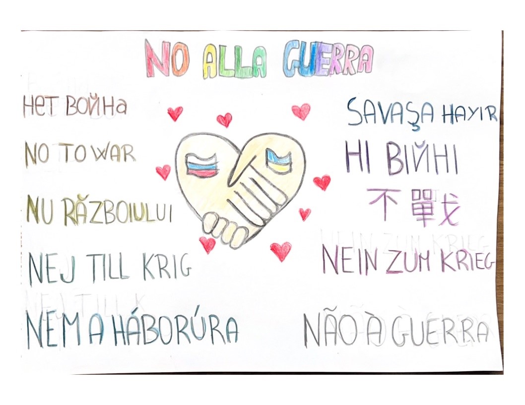 STOP ALLA GUERRA! #ConiBambiniUcraini
Per 24 ore i siti di Con i Bambini e <a href="/ConilSud/">Fondazione CON IL SUD</a> saranno oscurati per dare la parola a bambine e bambini, attraverso centinaia di pensieri e disegni per dire stiamo #ConiBambiniUcraini #stopallaguerra

#StopWarInUkraine #17marzo #Peace