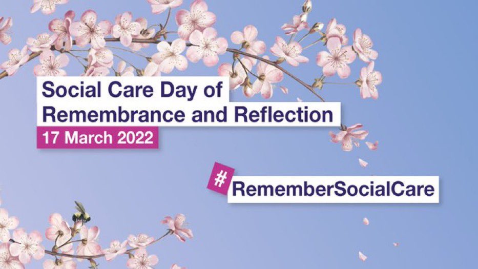 Today we are paying tribute to the dedicated social care workforce who gave so much during the COVID-19 pandemic and to those who tragically lost their lives.