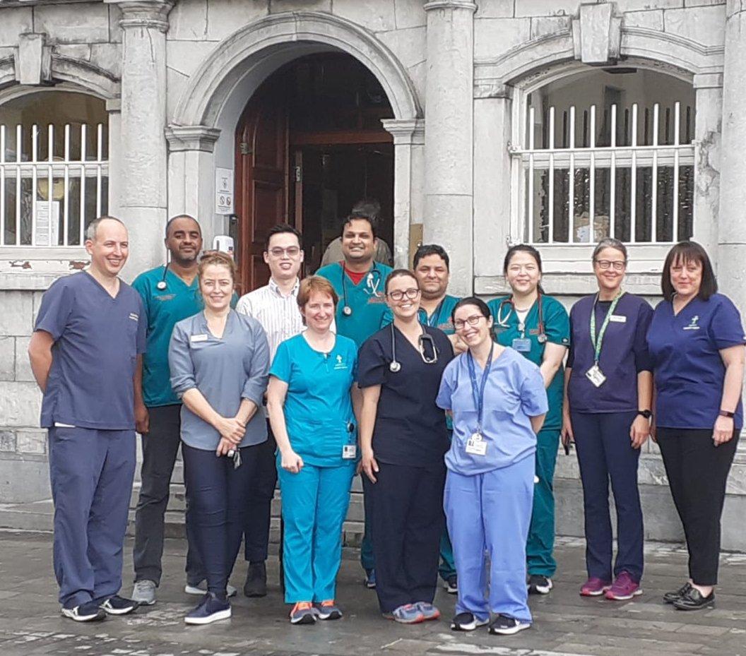 Mercycork's tweet photo. 165 years ago today @Mercycork opened and each day staff continue to deliver compassionate, respectful care, working together as a team striving for justice and excellence for the people and community we serve💙 ☘ @paulreiddublin @HSELive @mercy_nursing @mercyfoundcork https://t.co/DCAA4WuUxH