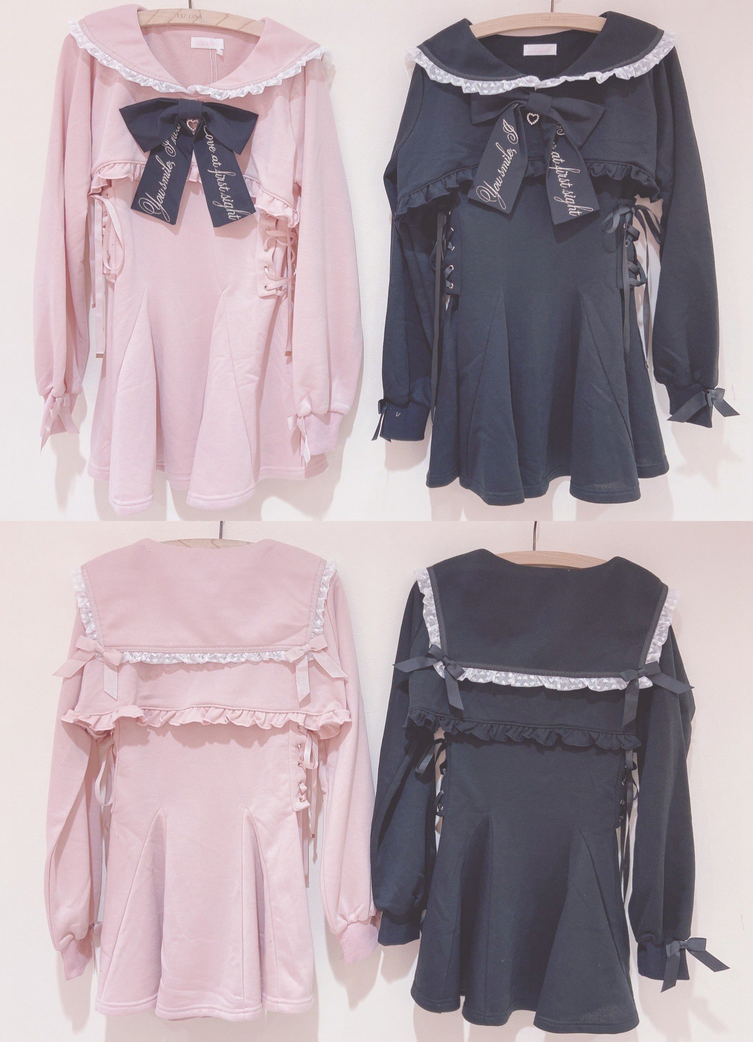 LIZ LISA - 30%OFF リズリサ 重ね着風セーラーフレアワンピース