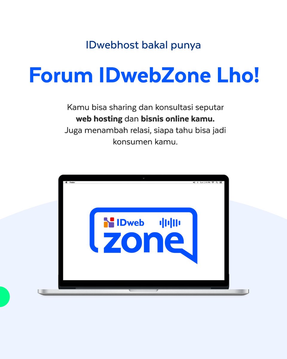 idwebhost's tweet image. Pengumuman Pengumuman! 😱

Buat kamu yang puyeng ngurus bisnis online, postingan ini wajib di simak sampai akhir 🧐 Karena IDwebhost akan membuka IDwebZone 

Apa sih IDwebzone? Simak di gambar ya

#IDwebhost #WebHostingYaIDwebhost #IDwebZone