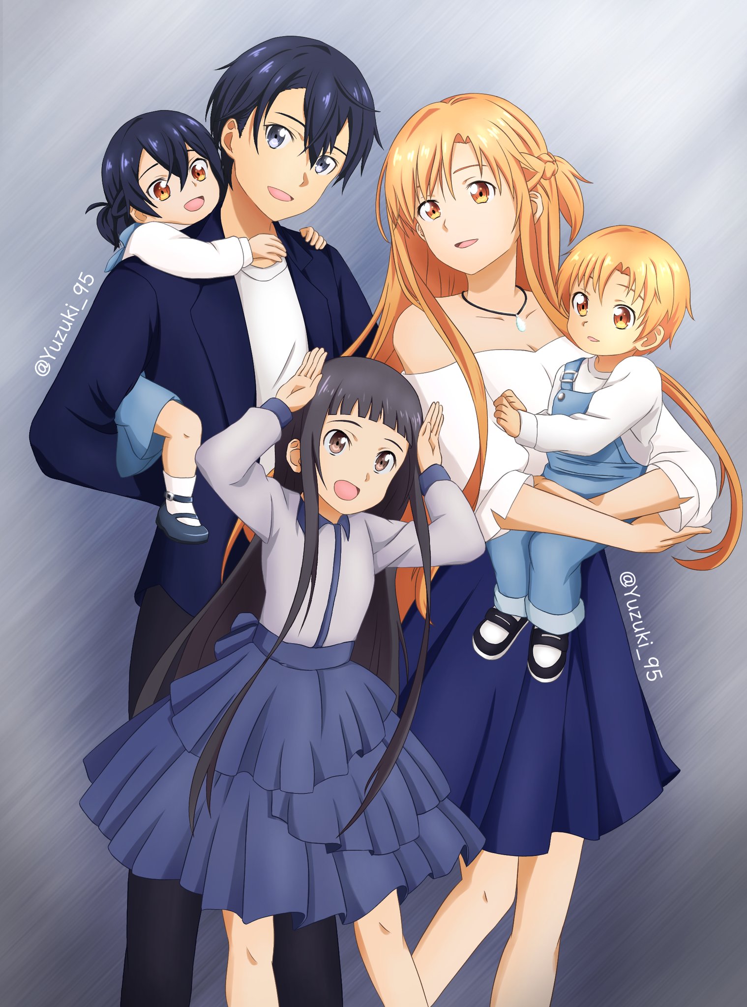 Yuzuki on Twitter "Kirisuna family portrait 🖤 ️📸 A future for the