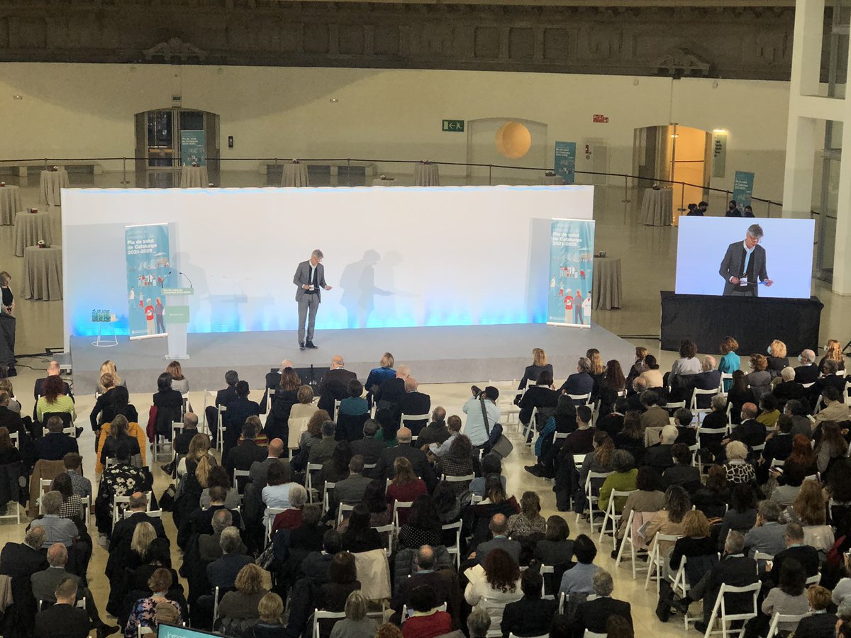 El Conseller de salut JM Argimon, avui a la presentació del #pladesalut: “Catalunya pot aprendre de Catalunya; cal que la salut sigui present en totes les polítiques” <a href="/salutcat/">Salut</a> <a href="/conteljc/">Joan Carles Contel</a> <a href="/oms_alba/">Alba Oms</a> <a href="/PalomaAmil/">Paloma Amil Bujan</a> <a href="/vmir64/">Victòria Mir</a> <a href="/conxitabami/">Conxita Barbeta Mir</a> <a href="/AinaPlaza/">Aina Plaza</a> <a href="/montsevilellac/">Montse Vilella on</a>